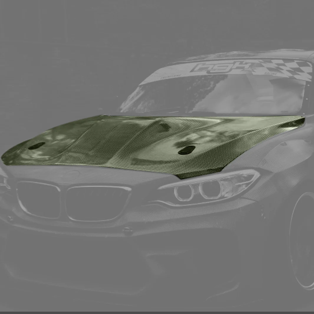 F22 Hood [OEM Size With Bulge] - Image 3