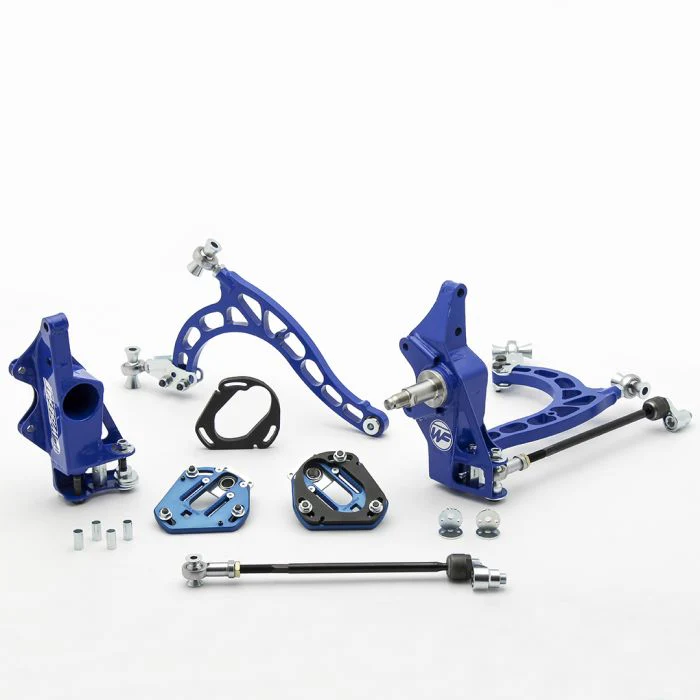 Nissan S13 Front V2 Drift Angle Lock Kit with Rack Offset Spacers - Image 2