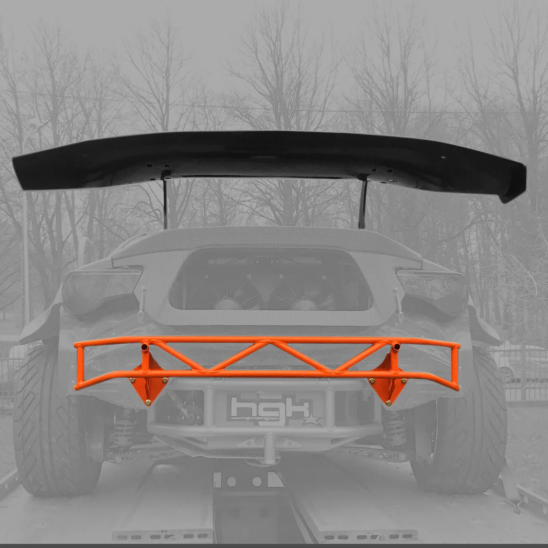 GT86 Rear Spoiler [Swan Type] With Aluminum Brackets - Carbon Fiber only - Image 2