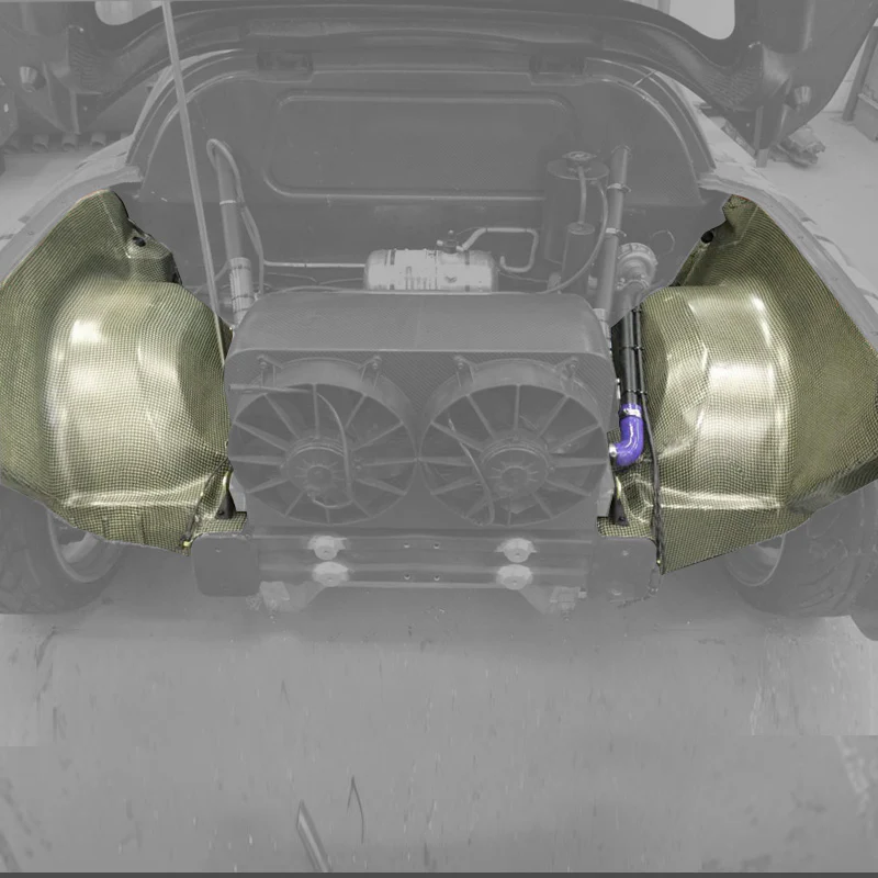Corvette C6 Rear Wheel Cover Set - Image 2