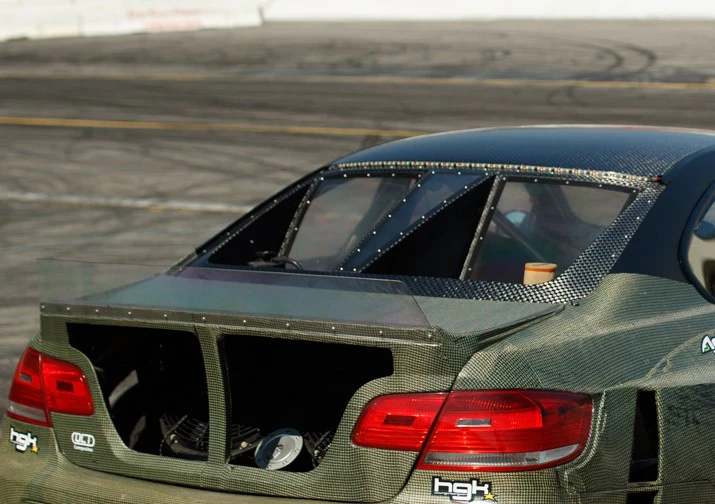 E92 Rear Window Replacement/Radiator Air-Duct [Carbon Fiber] - Image 3